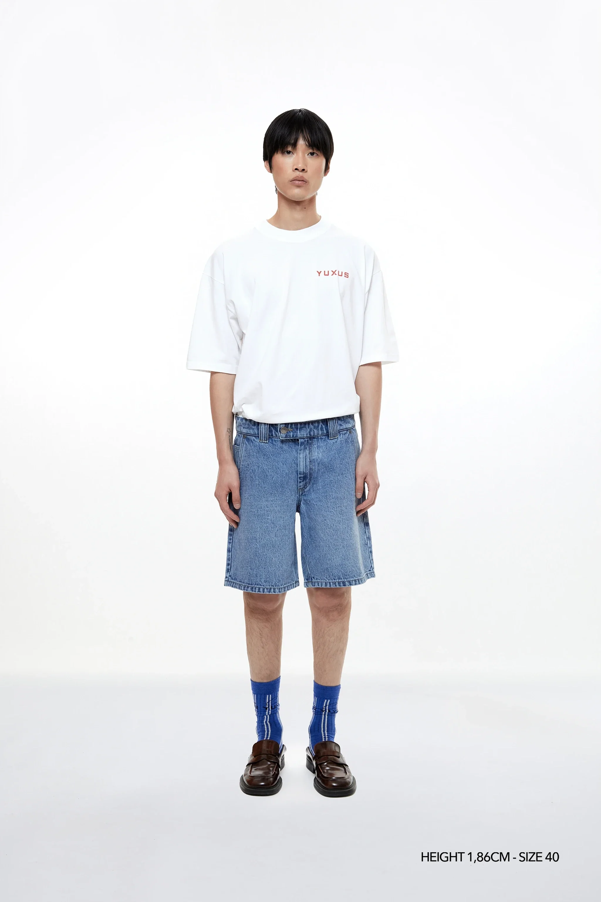 CLIFF "LE CLUB" DENIM SHORTS - Image 4