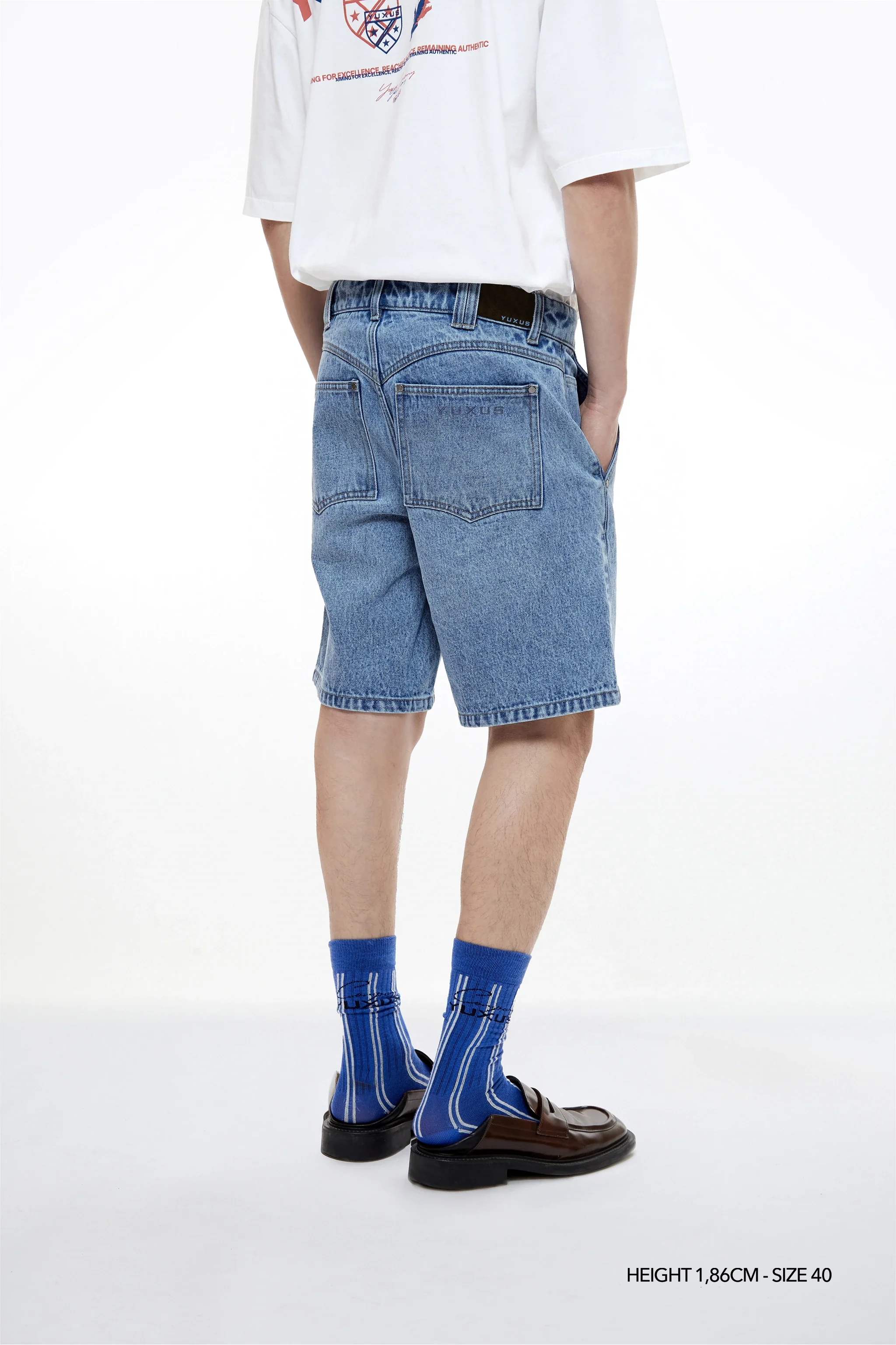 CLIFF "LE CLUB" DENIM SHORTS - Image 6