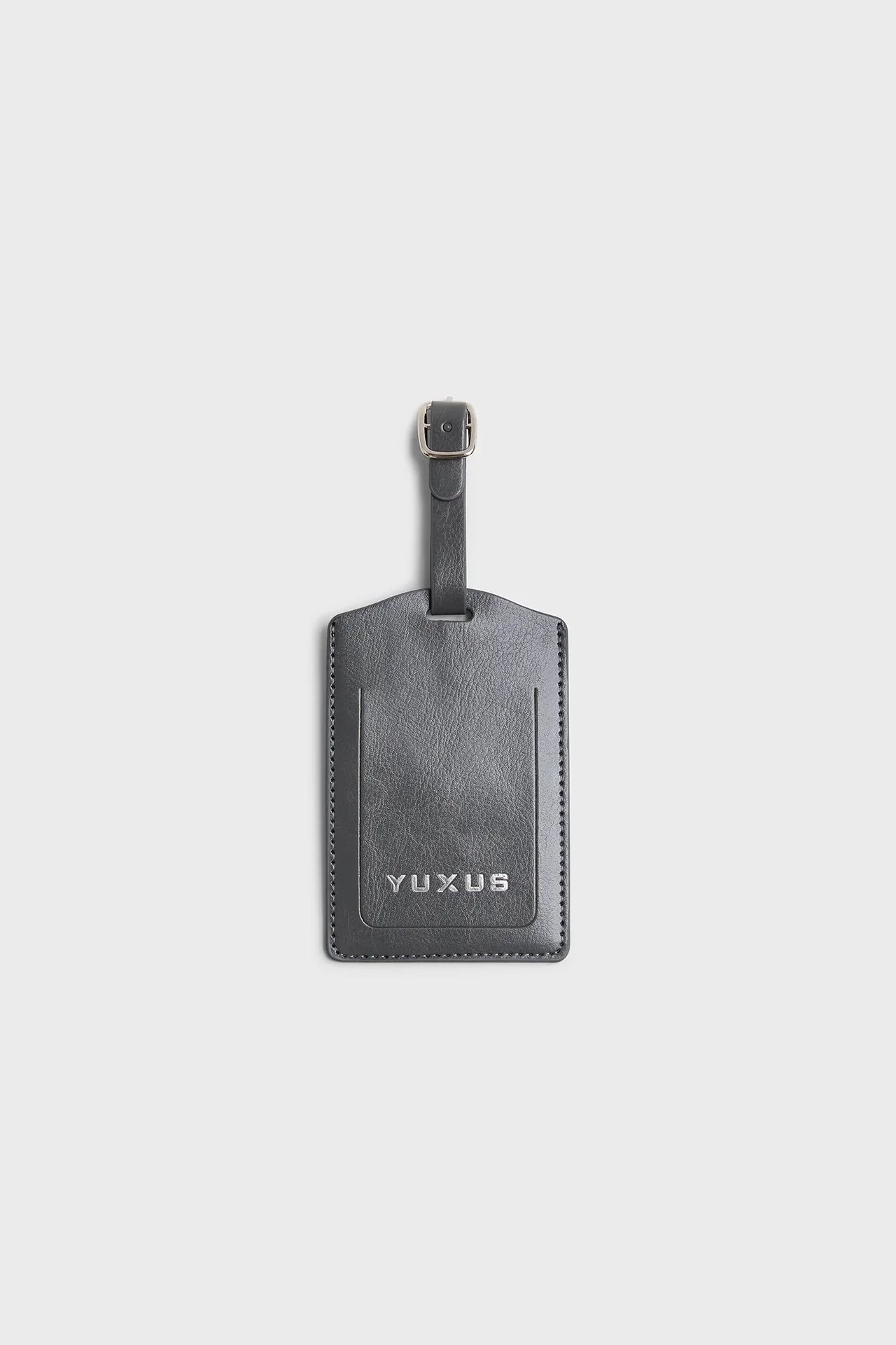 GRAY "VOYAGER" SUITCASE TAG