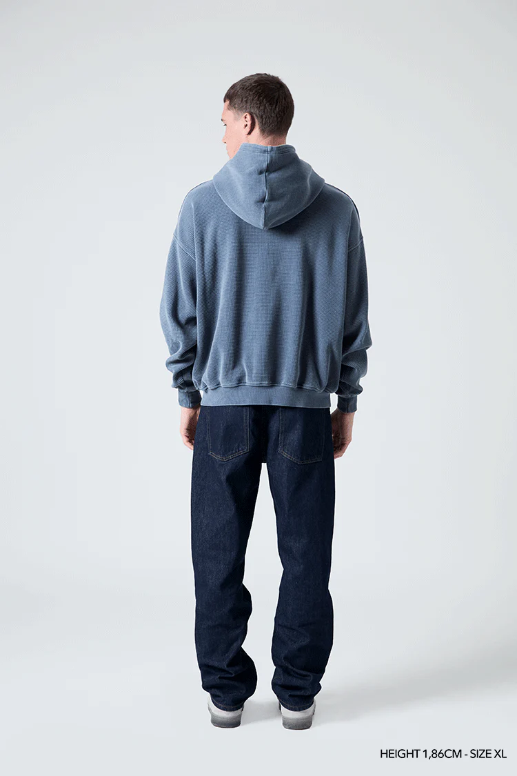 INDIGO "CRONOS" HOODIE - Image 7