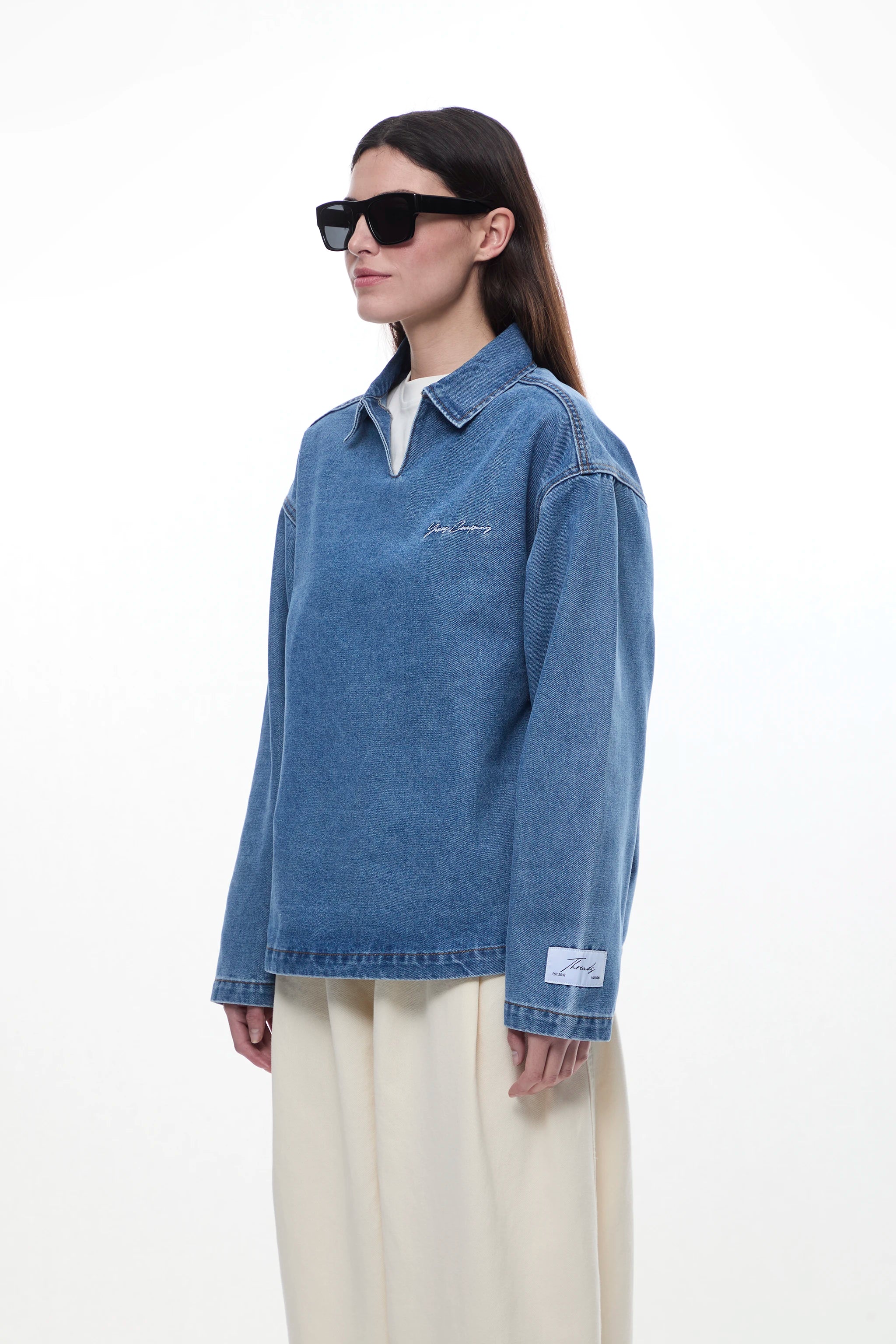 REGAL "THREADS" DENIM POLO - Image 8